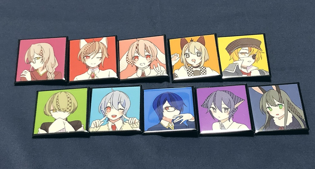 *スクエアカンバッジ