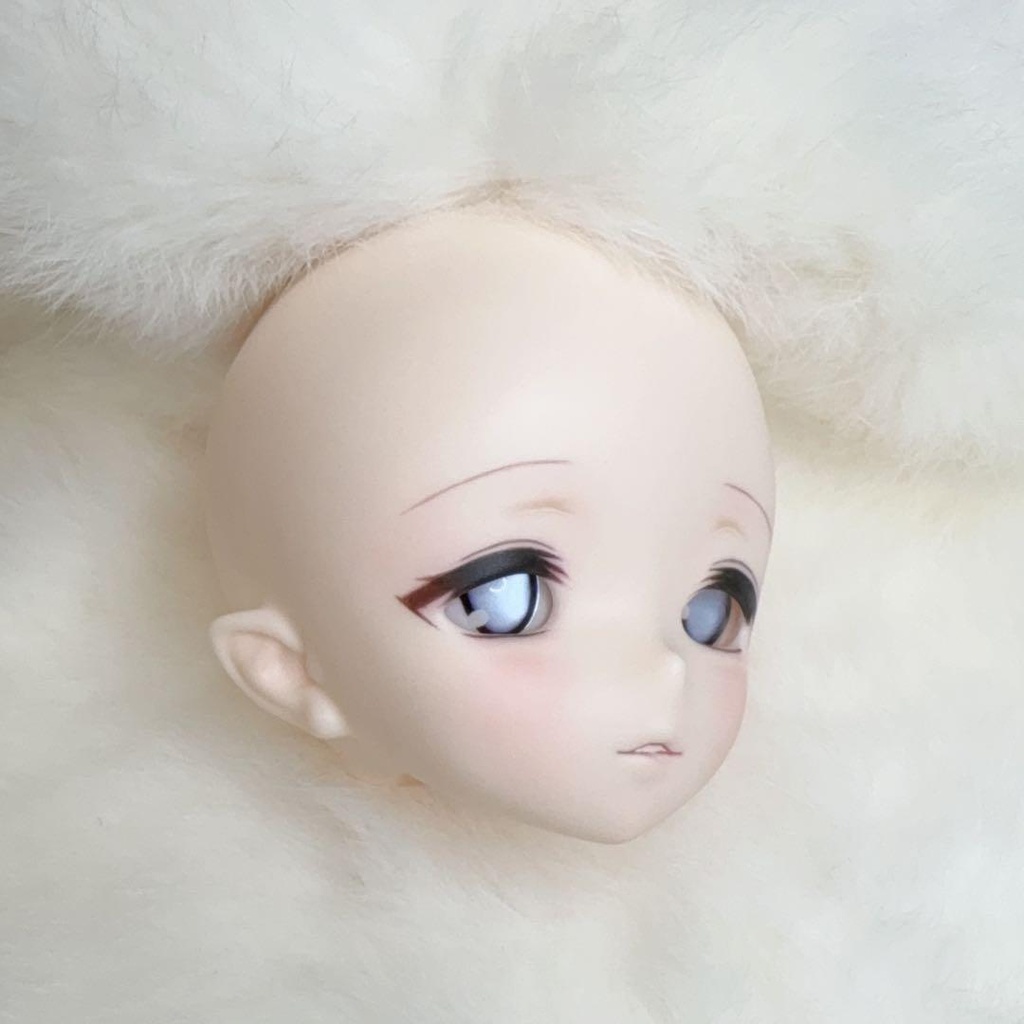 【即納・現品限り】imomodoll Corvus メイク済みカスタムヘッド ミルククリーム｜アイ付き｜MRC-0304