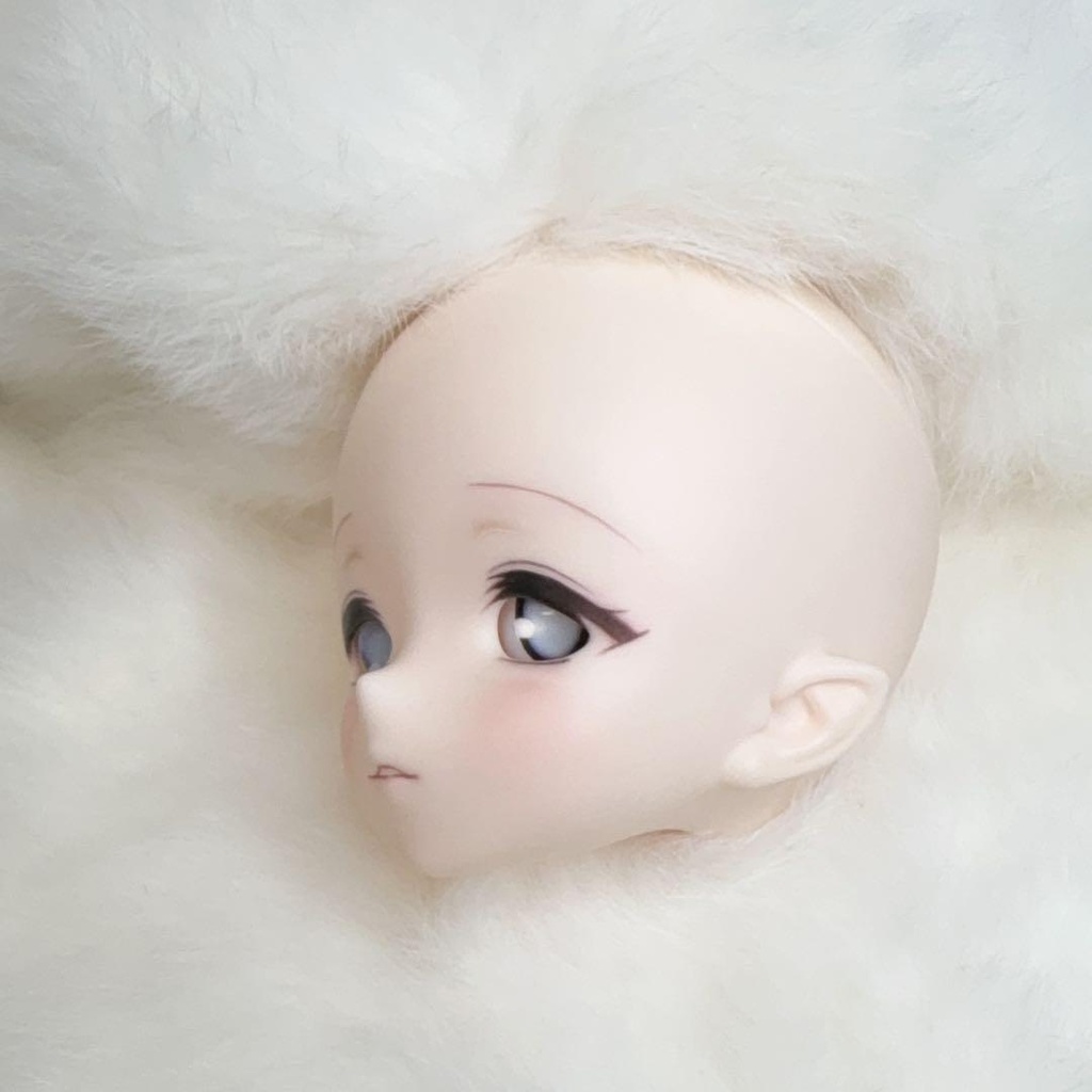 【即納・現品限り】imomodoll Corvus メイク済みカスタムヘッド ミルククリーム｜アイ付き｜MRC-0304