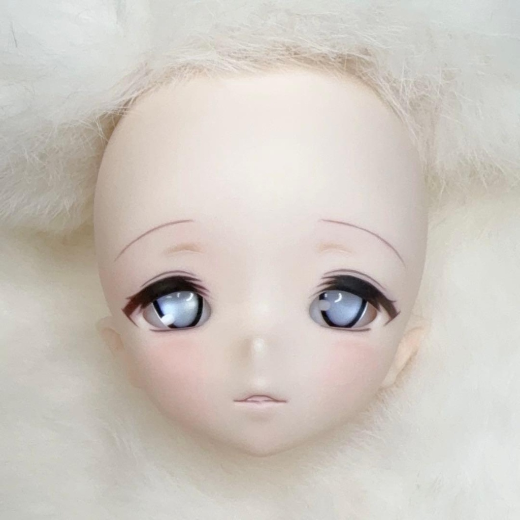 【即納・現品限り】imomodoll Corvus メイク済みカスタムヘッド ミルククリーム｜アイ付き｜MRC-0304