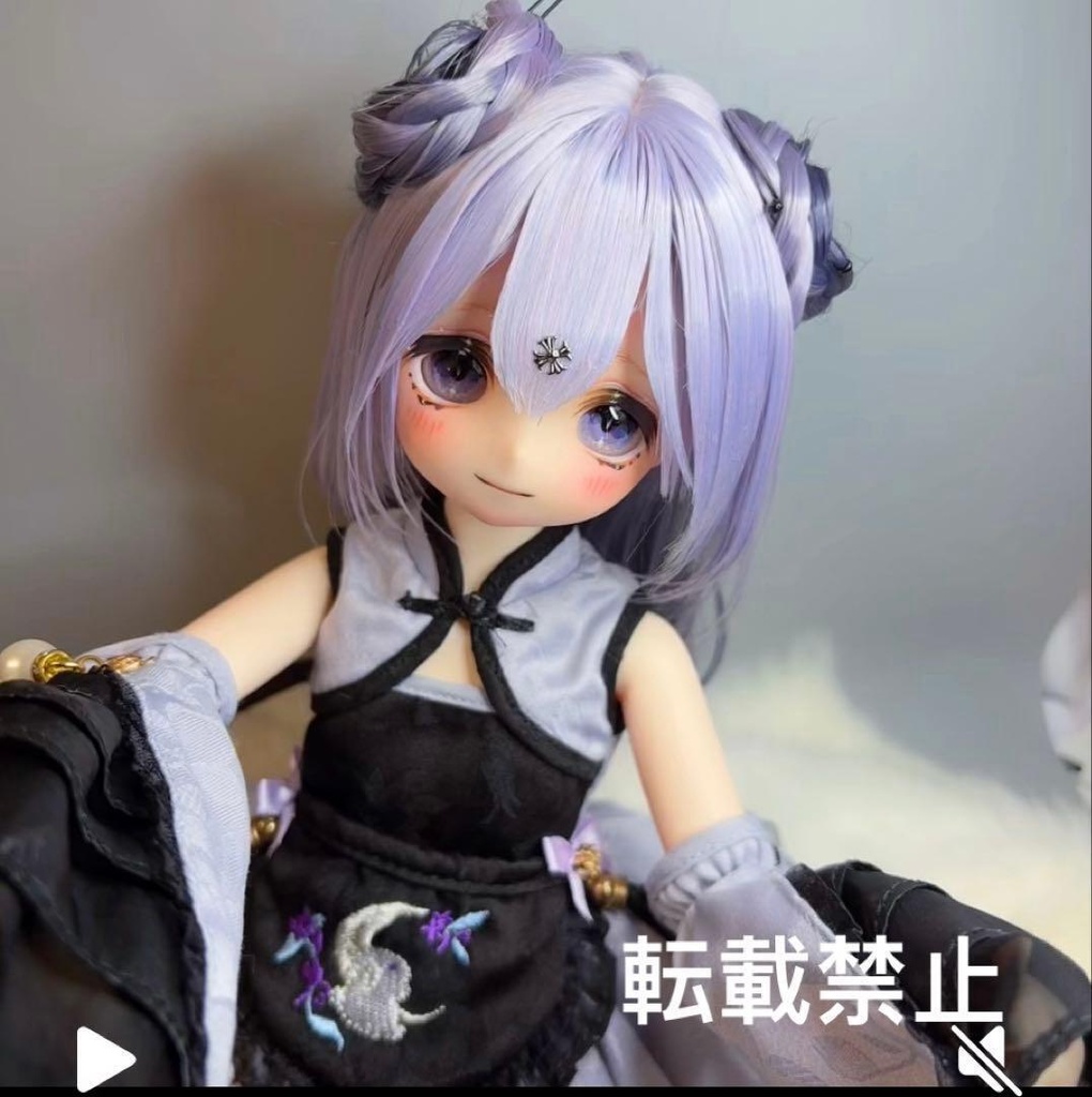 【即納・現品限り】imomodoll 1/4 ドールフルセット｜カスタムヘッド・咪咪狗ボディ・衣装・ウィッグ・靴・アイ｜MRC-0394