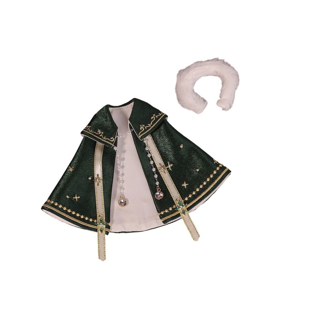 【受注販売】Tripple Cream 王子様衣装6点セット・星刺繍マント|1/12〜1/8 BJDドール服・全4色