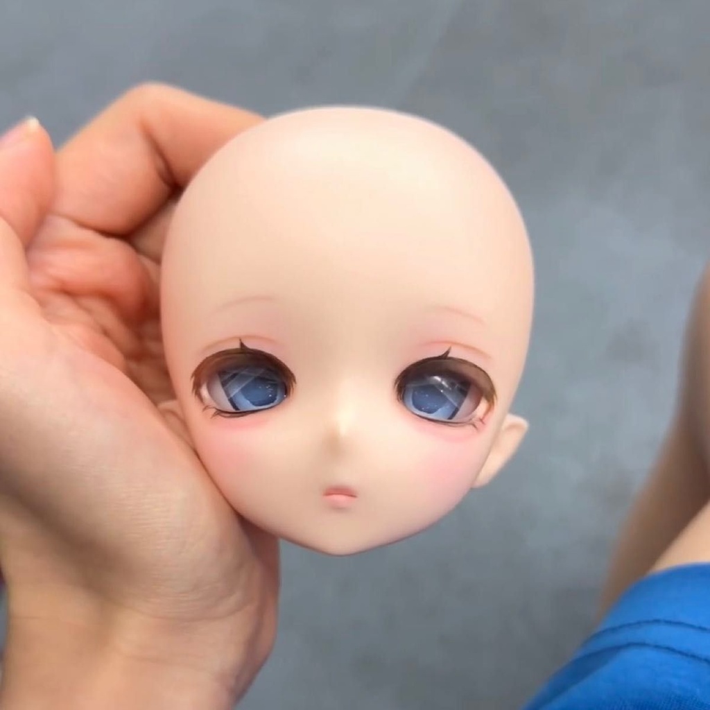 【即納・現品一点もの】imomodoll Miko 手描きメイク済みカスタムヘッド|セミホワイト肌・新品