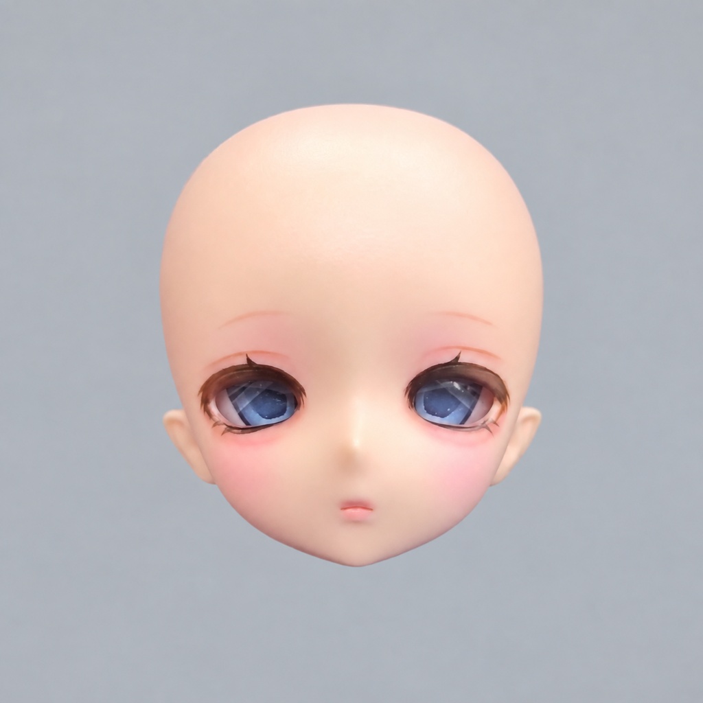 【即納・現品一点もの】imomodoll Miko 手描きメイク済みカスタムヘッド｜セミホワイト肌・新品