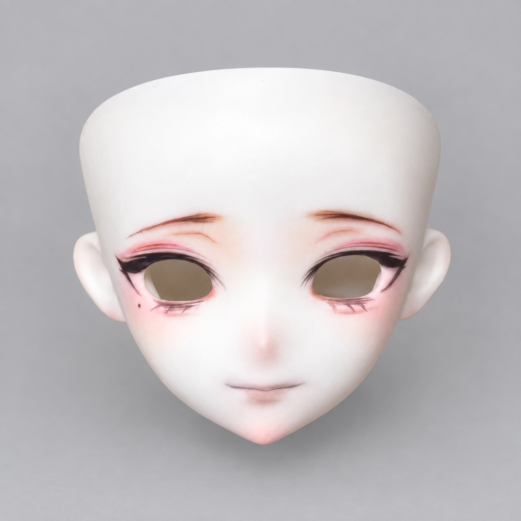 【即納・現品一点もの】海外ディーラー製 手描きメイク済みカスタムヘッド｜少年e・白肌・新品
