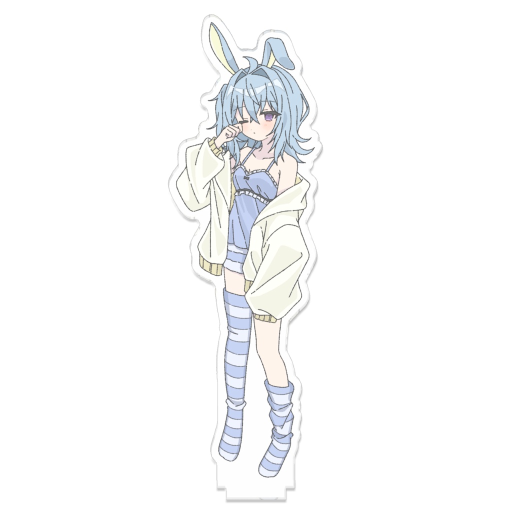 【氷雨ゆき】1周年記念イラスト つながるアクスタ