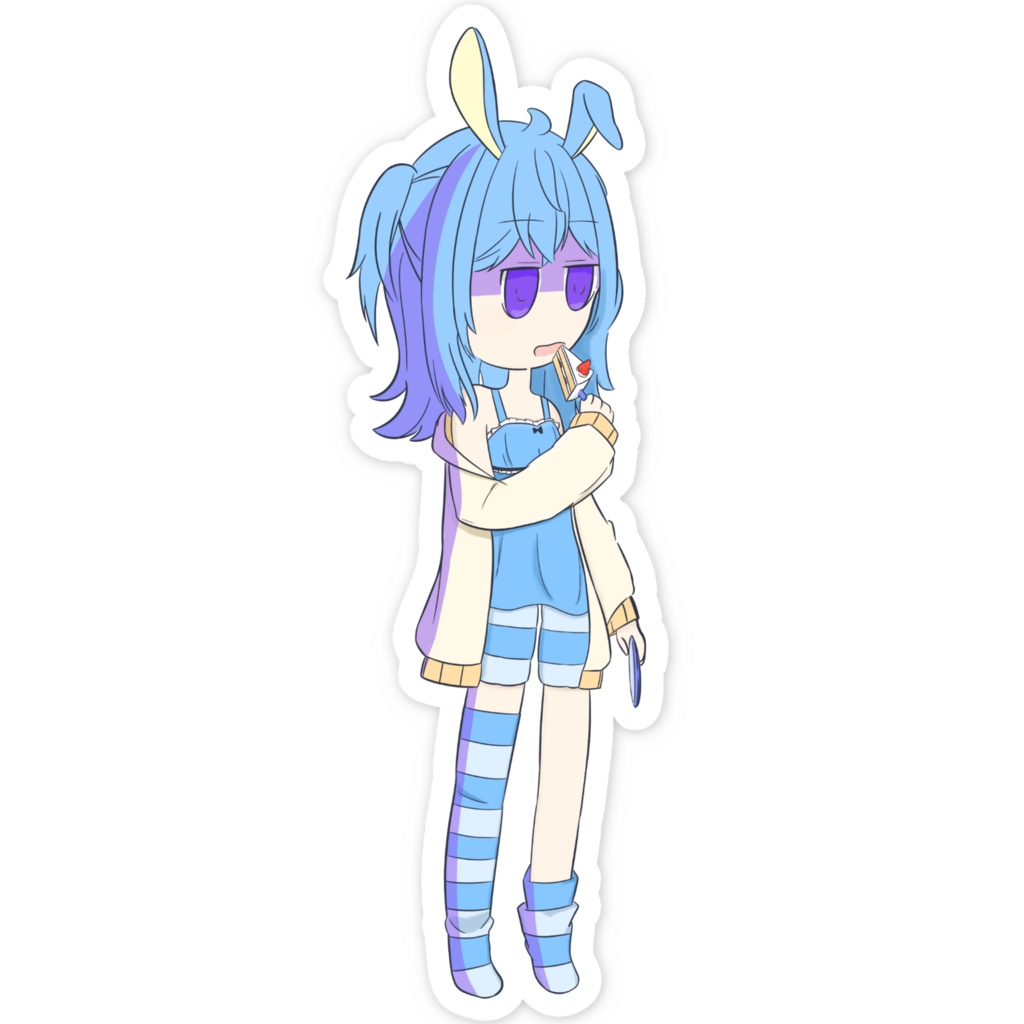 【氷雨ゆき】誕生日イラスト２０２６　ステッカー