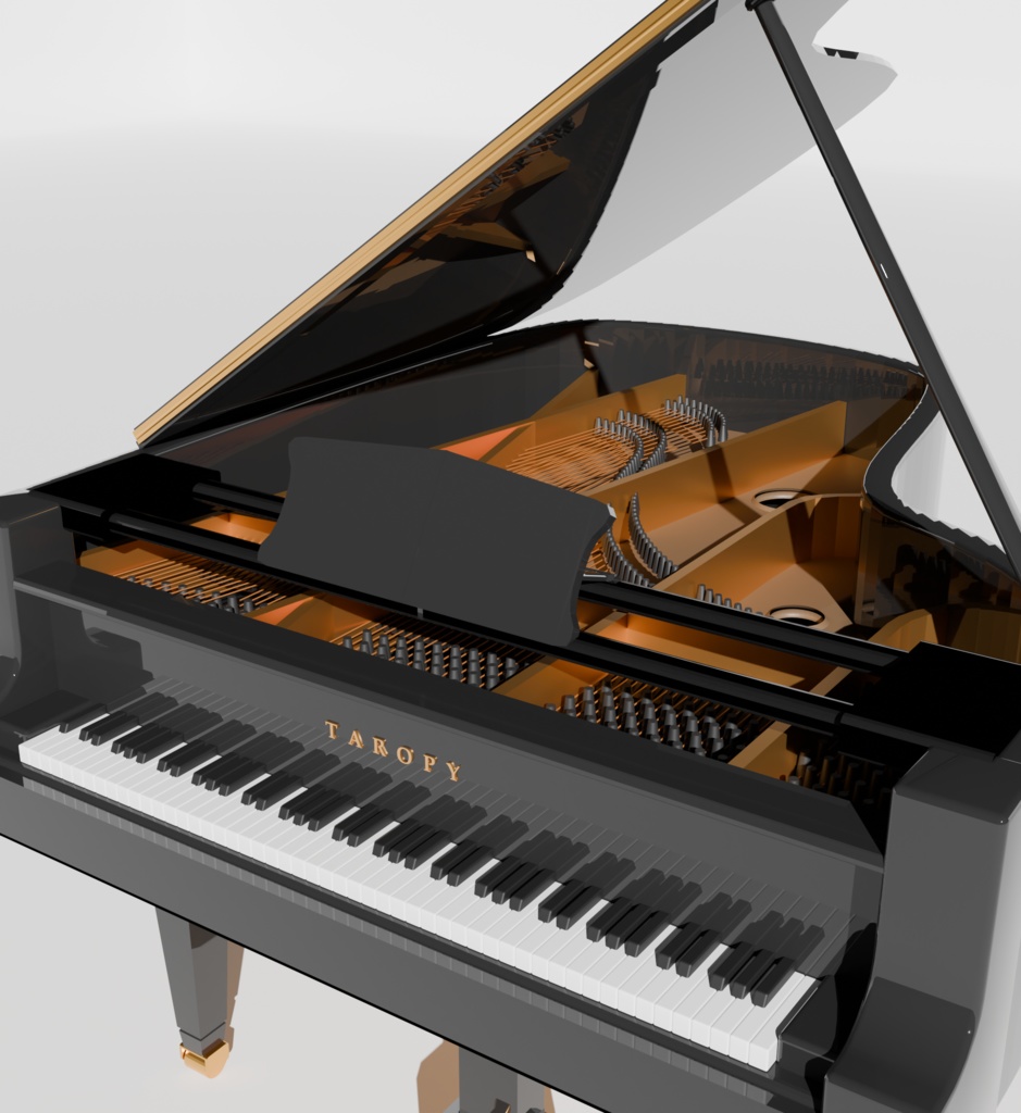 【ショップ開店記念セール中!】ピアノ grandpiano 【VRChat想定】