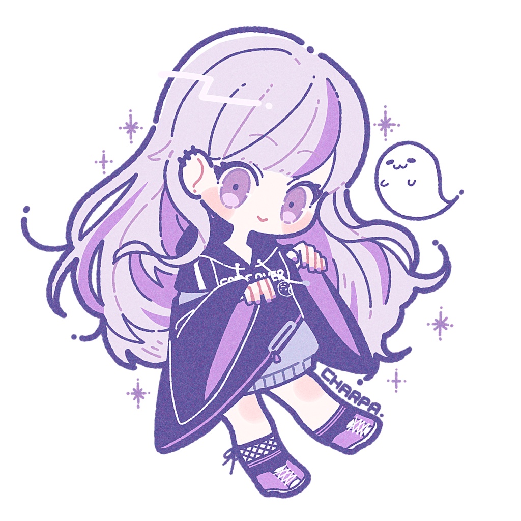 でふぉ紫苑アクリルキーホルダー