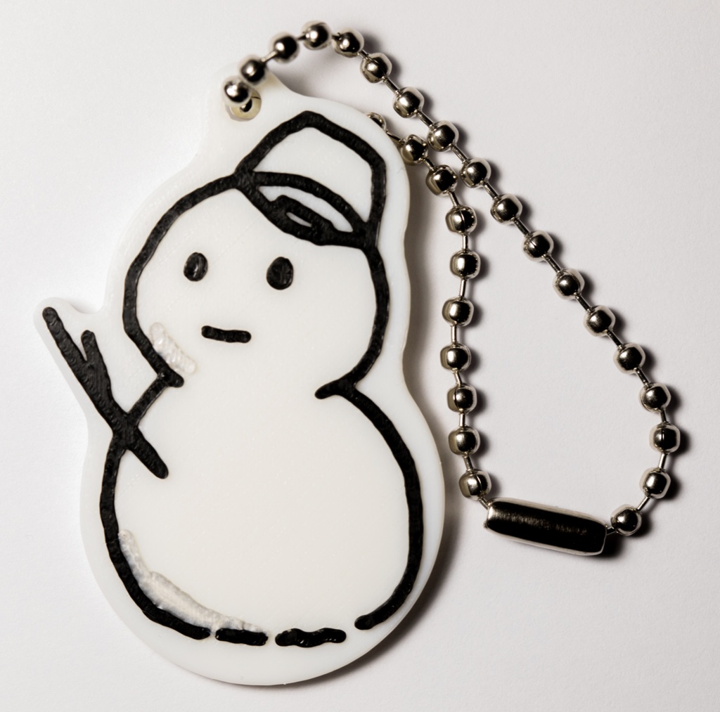 雪だるまキーホルダー