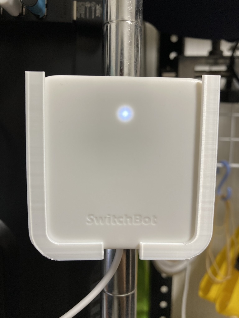 SwitchBotハブミニ向け パイプマウントホルダー