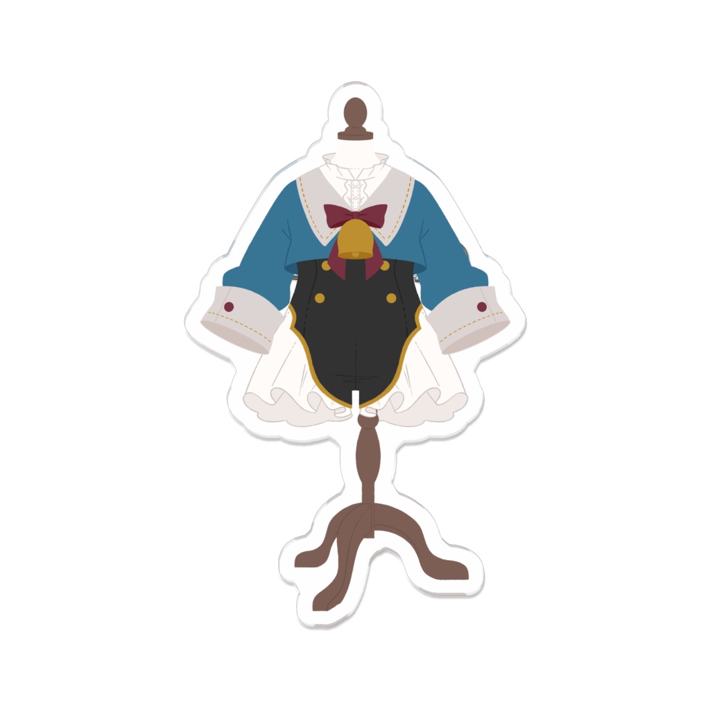 黒衣メイ　アクリルバッジ