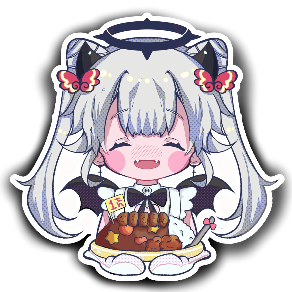 一周年記念グッズ🌟ダイカットシール