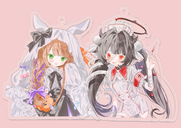 👿まみゃうちゃ🐰アクキーセット