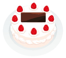 デカいケーキ【ドット絵】