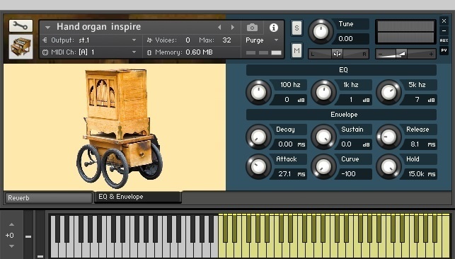 Hand organ inspire(Bottles Organ)