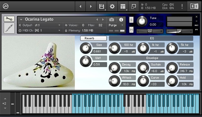 Ocarina Legato inspire
