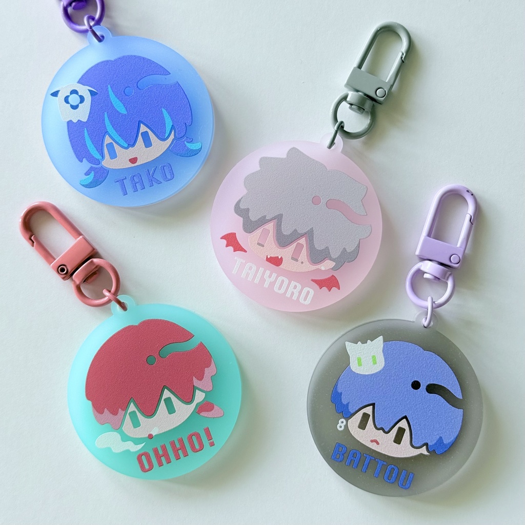 【非公式】にじさんじ アイコン風アクリルキーホルダー