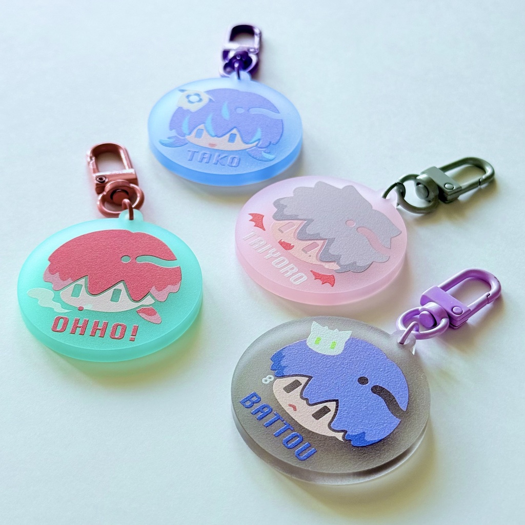 【非公式】にじさんじ アイコン風アクリルキーホルダー