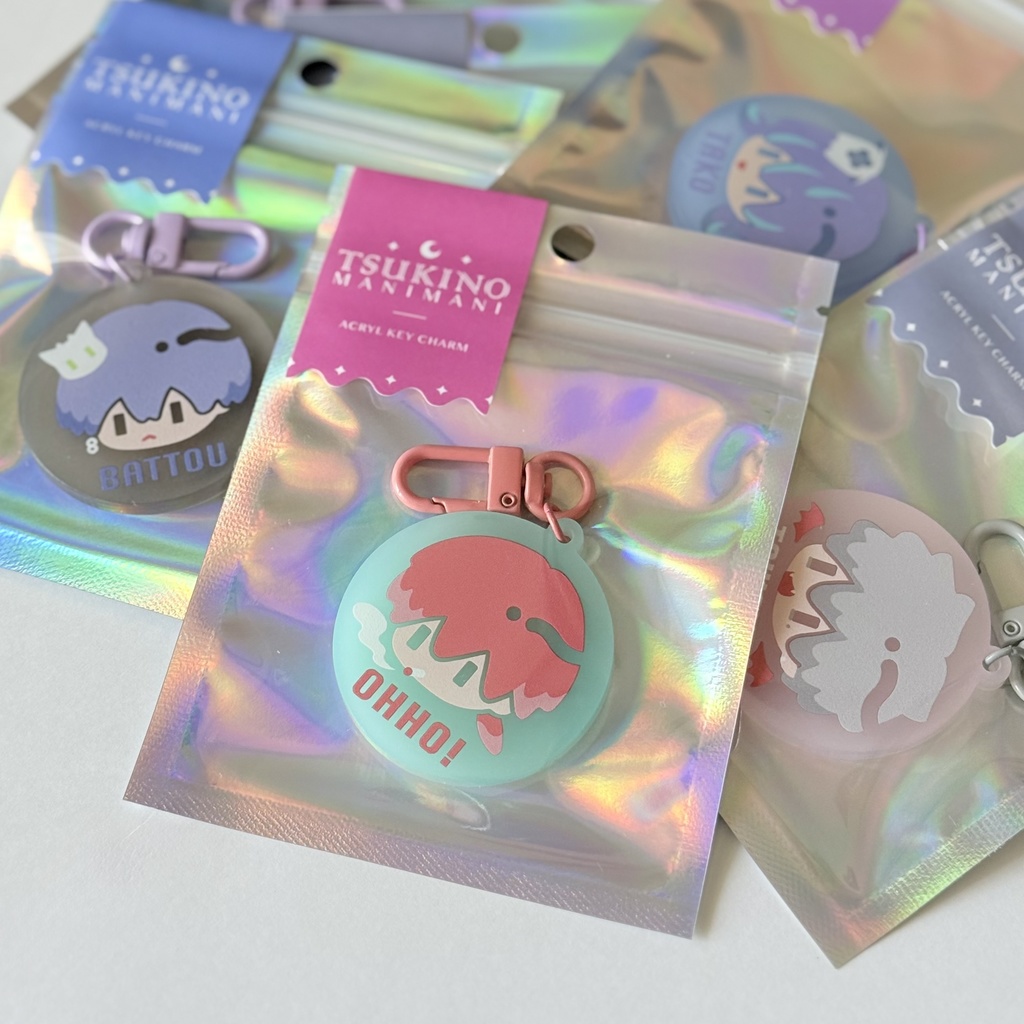 【非公式】にじさんじ アイコン風アクリルキーホルダー