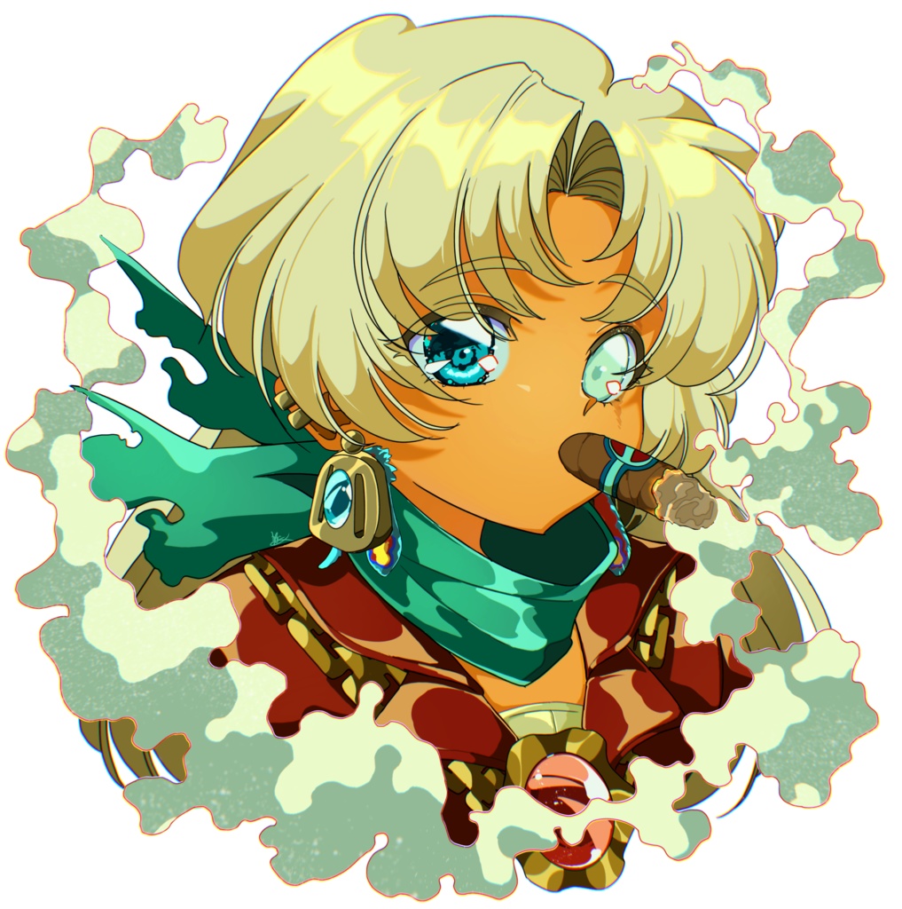 リッカすもーくアクキー
