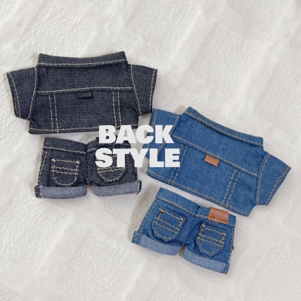 【11-12cm】デニムジャケット&パンツセット(インナー付き)
