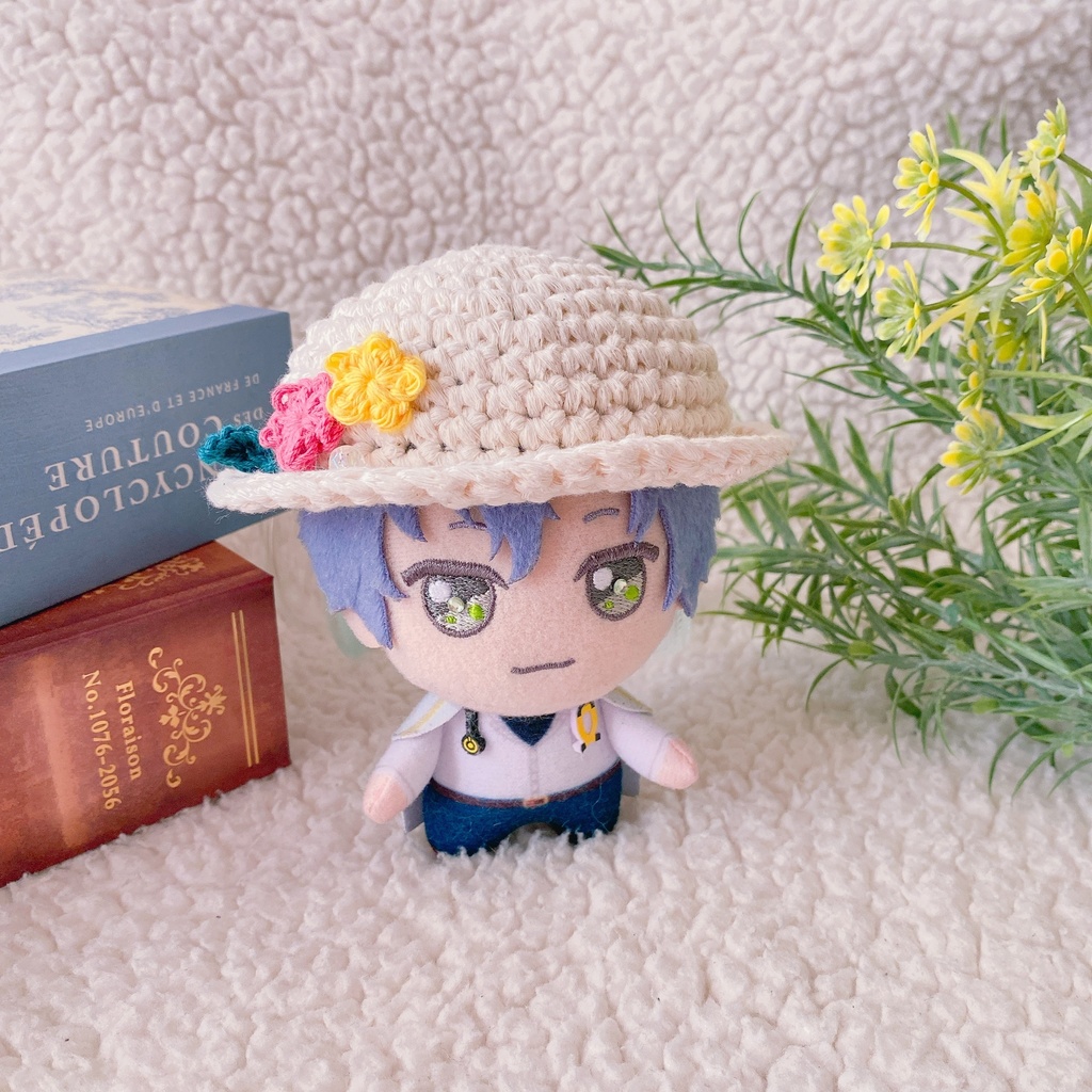 帽子の上からもかぶれる帽子 赤×黄