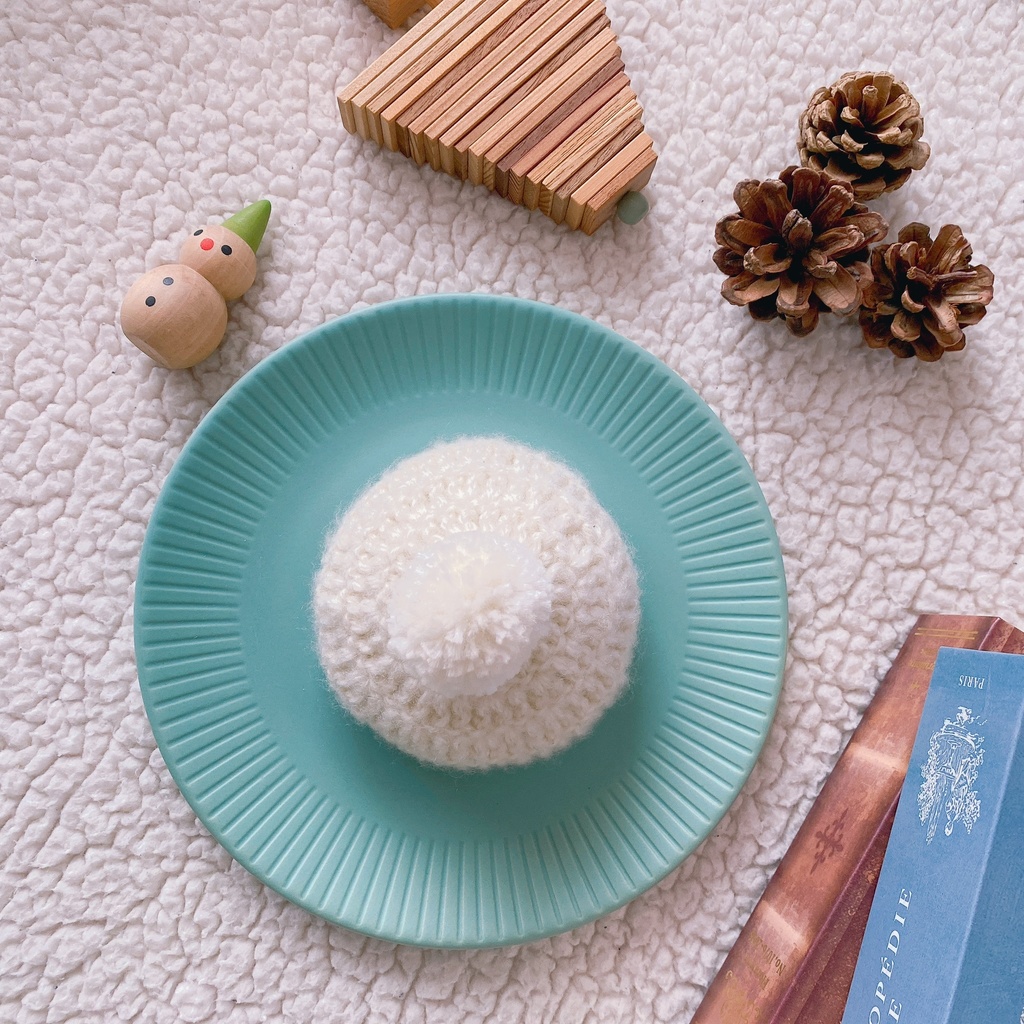 ふわもこニット帽