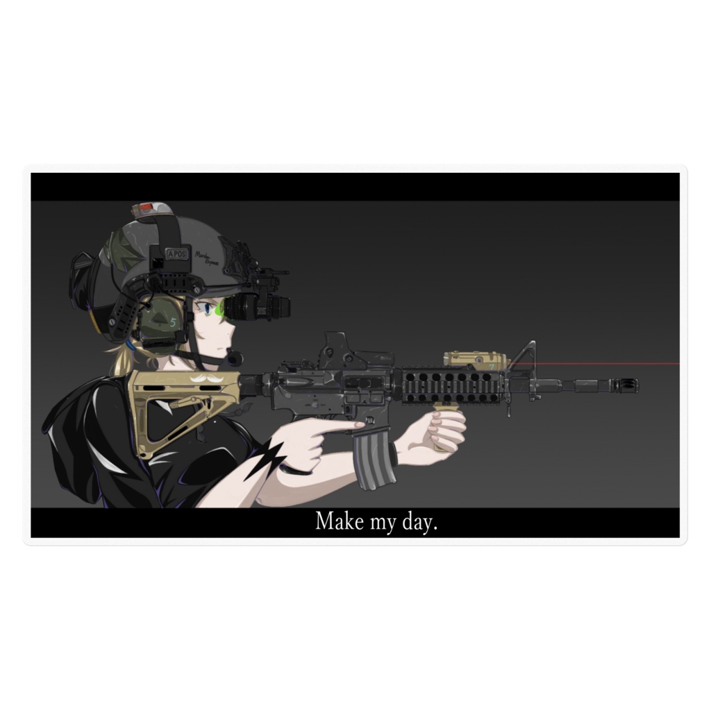 Make my day. ステッカー