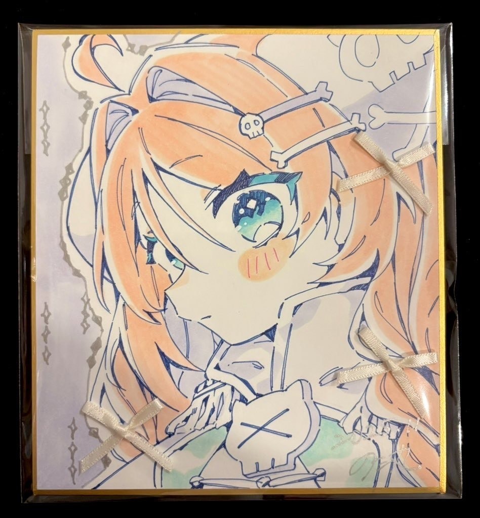 【11月25日22時5分販売】直筆色紙F