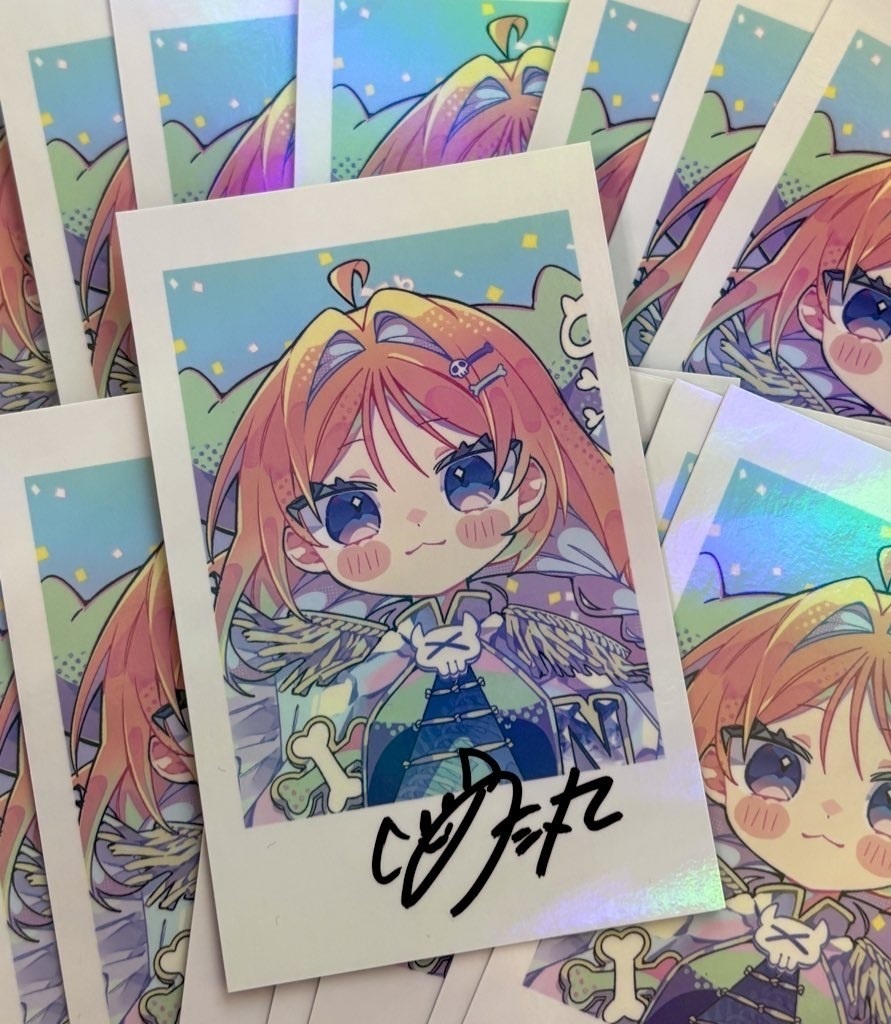 02 アメリ 1次創作直筆色紙