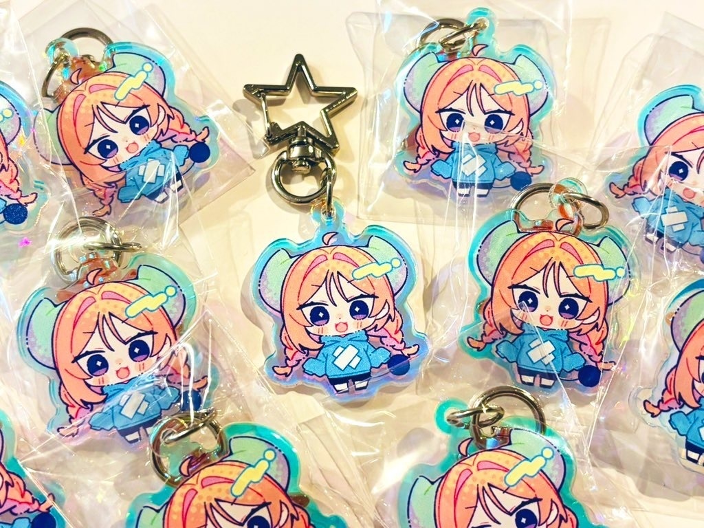 ころんとオーロラアクキー