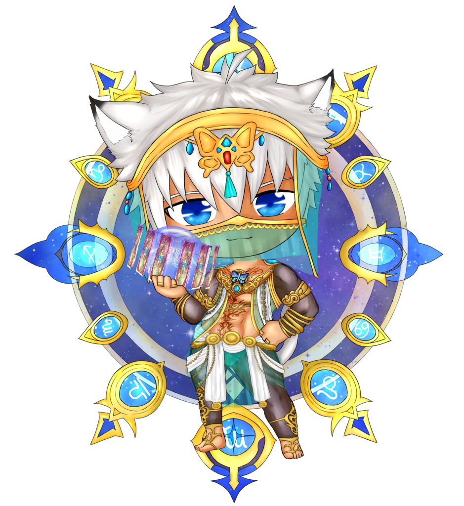 占い師のミューザアクリルキーホルダー