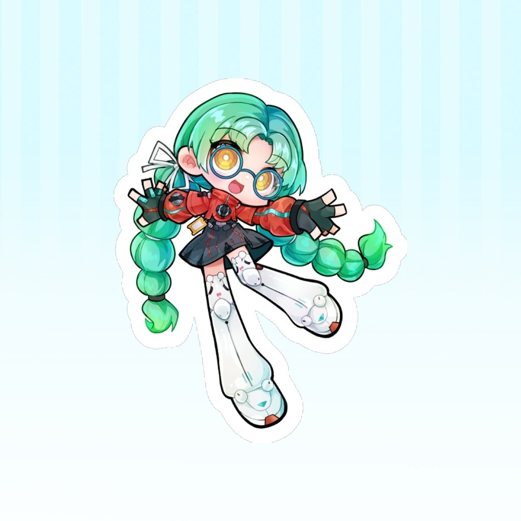 MechaBREAKパイロット「シャン・ルイ」ダイカットステッカー