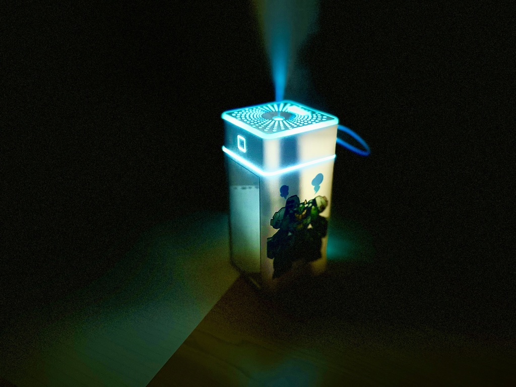 貴方の喉の 流体アーマーを回復する! ステーゴ青モク USB卓上加湿器