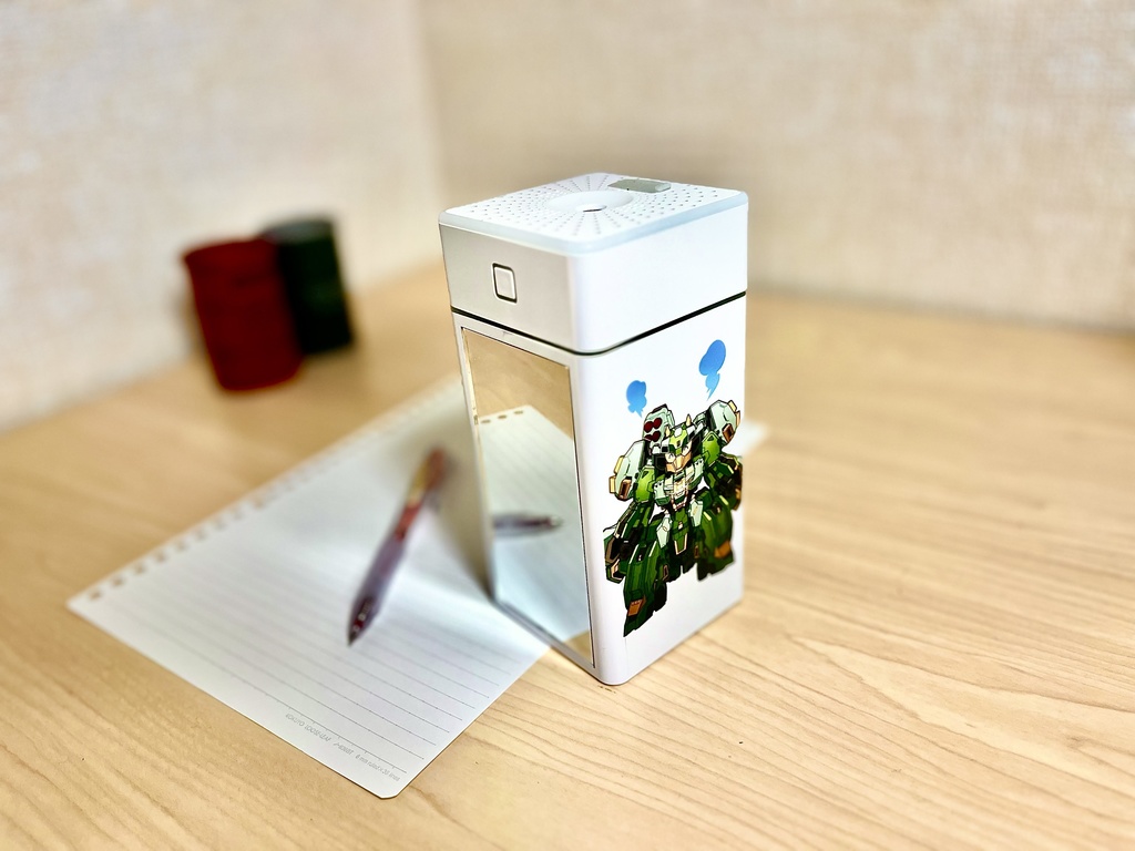 貴方の喉の 流体アーマーを回復する! ステーゴ青モク USB卓上加湿器