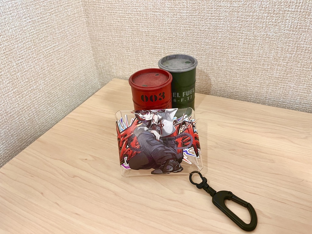 [2nd. Anniversary] 茨機カイキ_カラビナ付クリアマルチケース