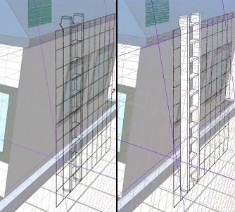 CLIP STUDIO【3D】階段とか窓を分割するやつ
