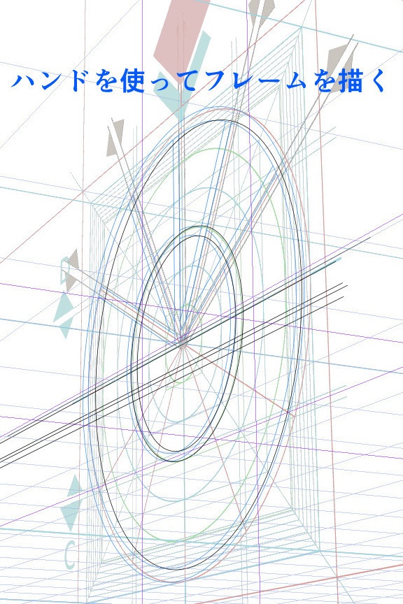CLIP STUDIO【3D】丸窓とか時計を分割するやつ