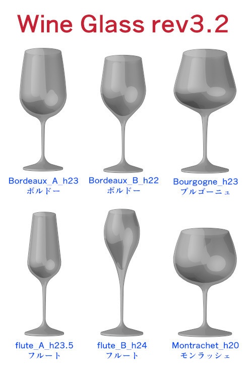 CLIP STUDIO【3D】ワイングラス WineGlass