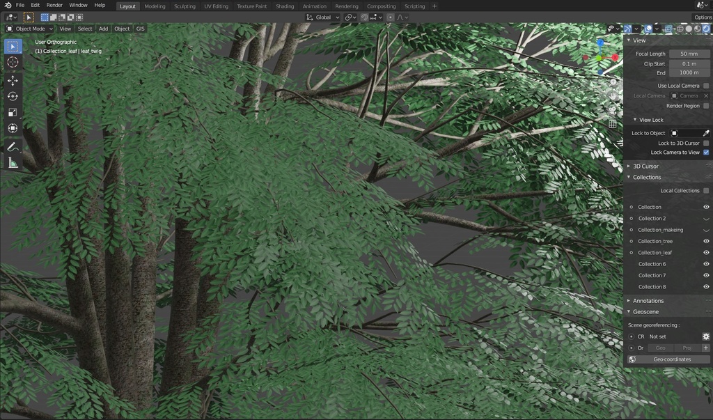 【3D】木 欅 ケヤキv11.20