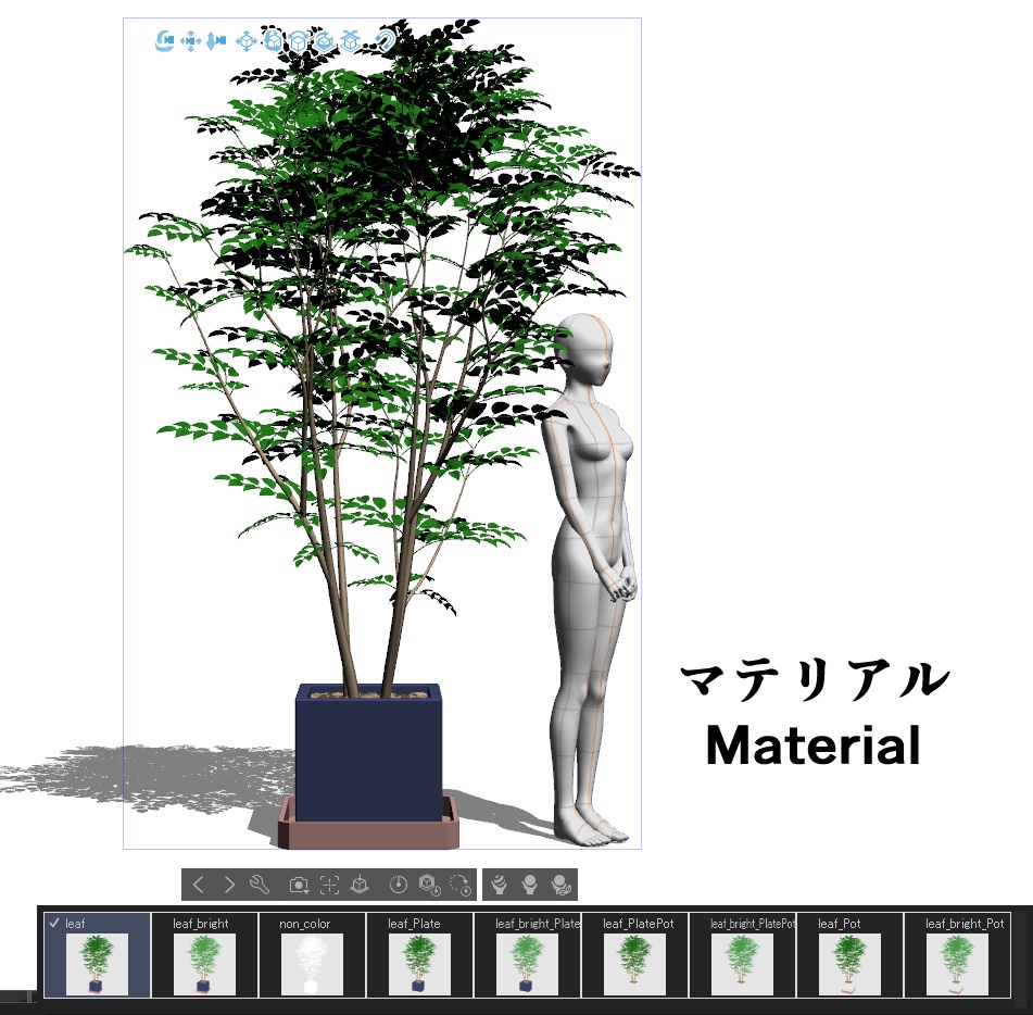 【3D】木 シマトネリコ v1.20