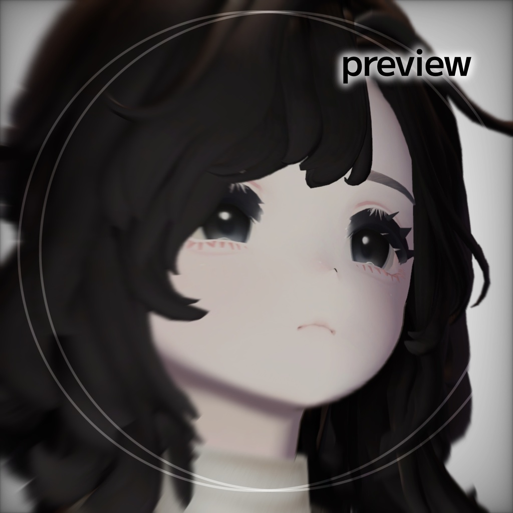 【マリシア / Marycia 】-Eyelashes Black- Makeup Texture