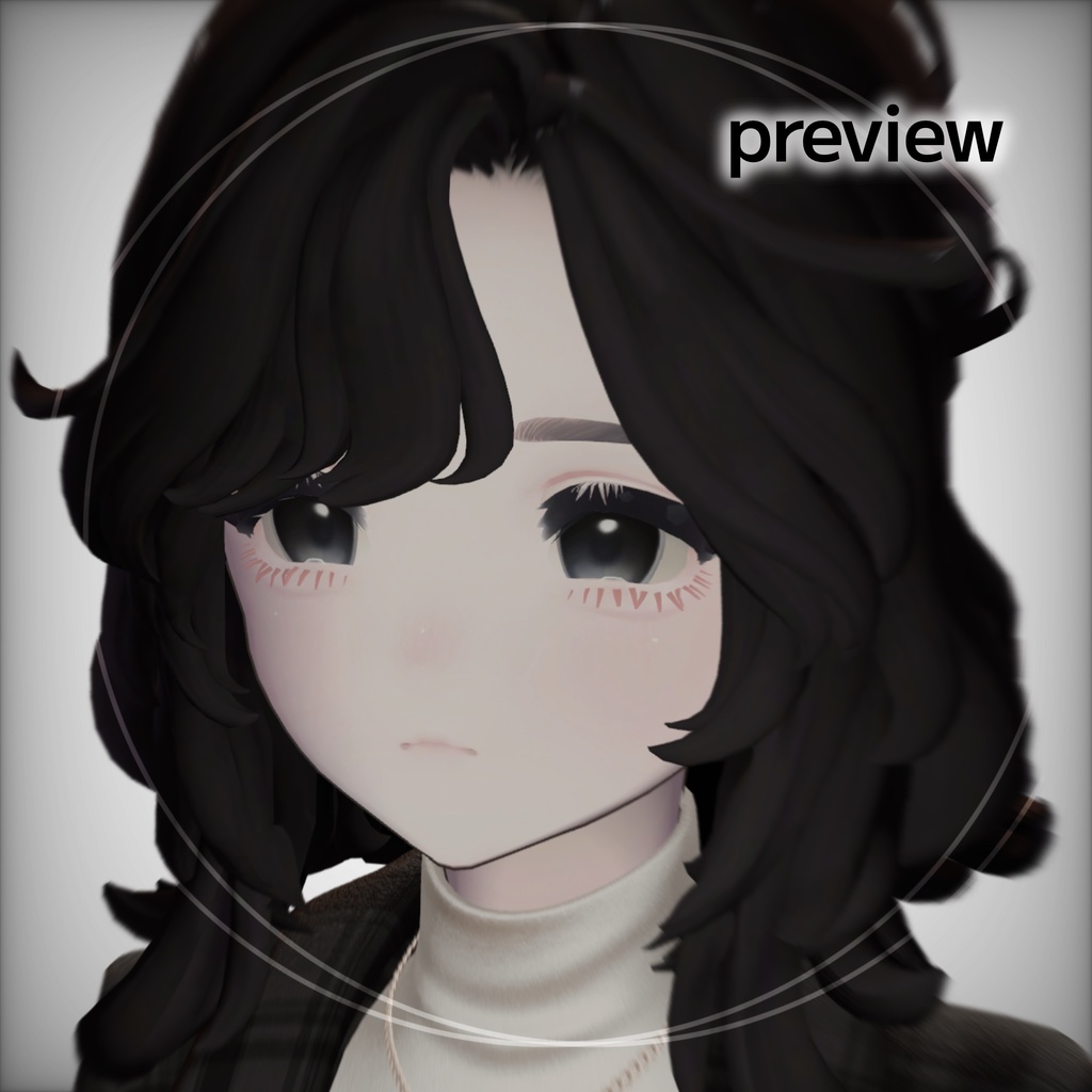 【マリシア / Marycia 】-Eyelashes Black- Makeup Texture
