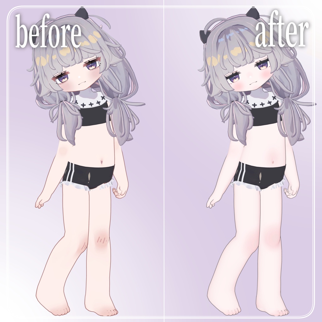 【ししゅか / siska 】 -Mimi Pink - Makeup&Body Texture