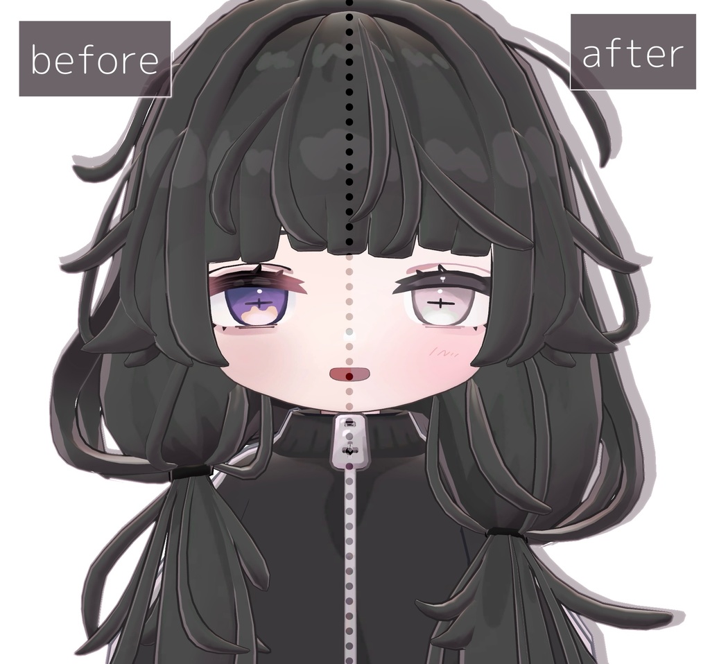 【ししゅか / siska 】 -Mimi Pink - Makeup Texture