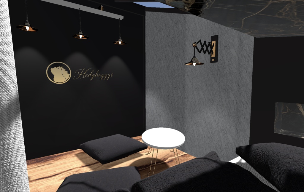 【cluster用ワールドアセット】TINY ATTIC ROOM【Collider等設定済】