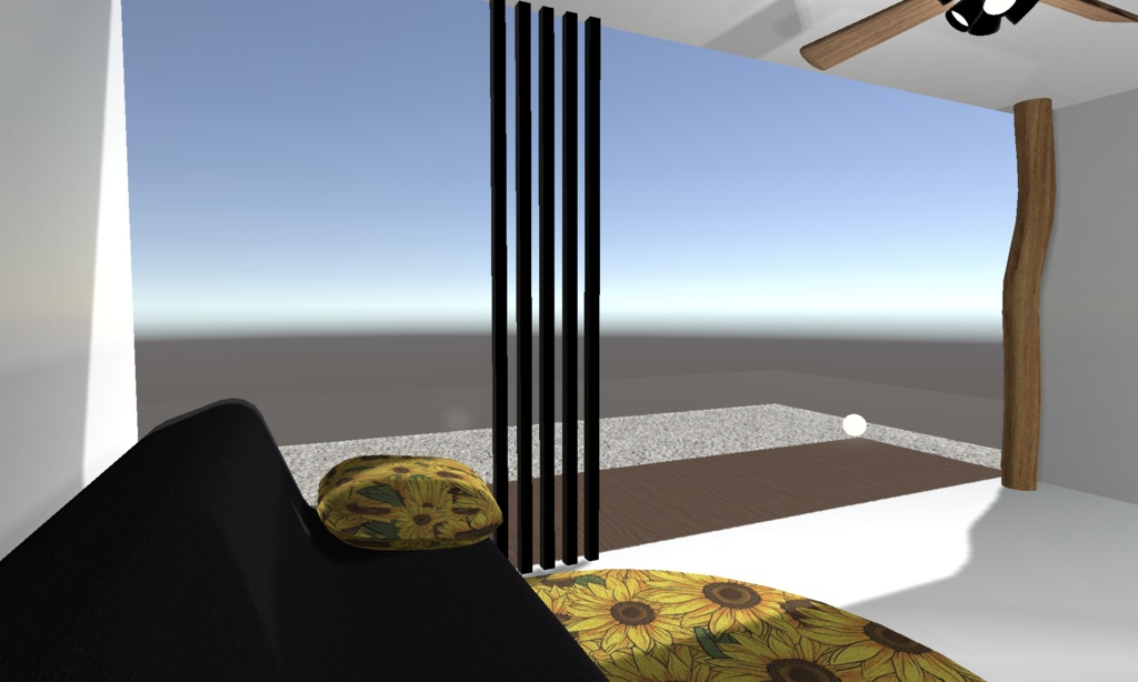 【cluster用ワールドアセット】TINY FLOATING ROOM【Collider等設定済】