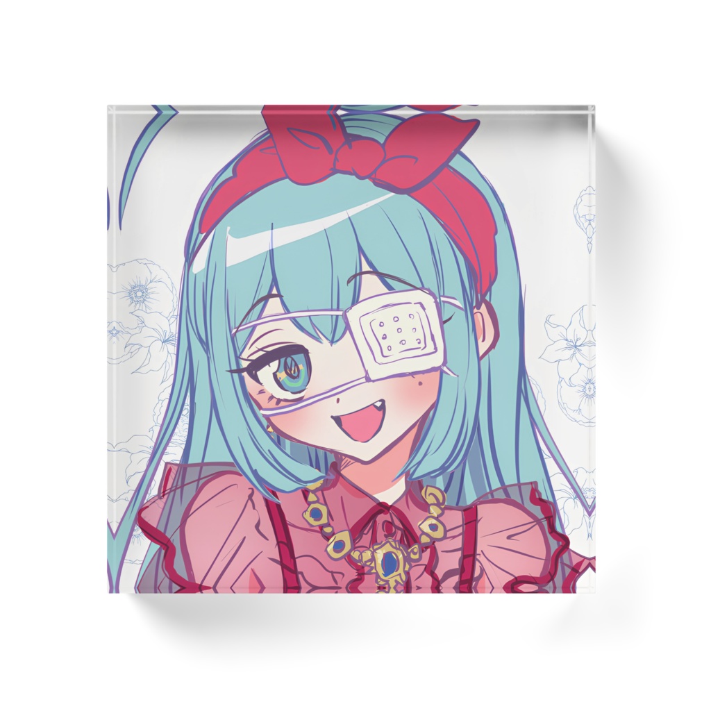 まりンアイコンアクリルブロック