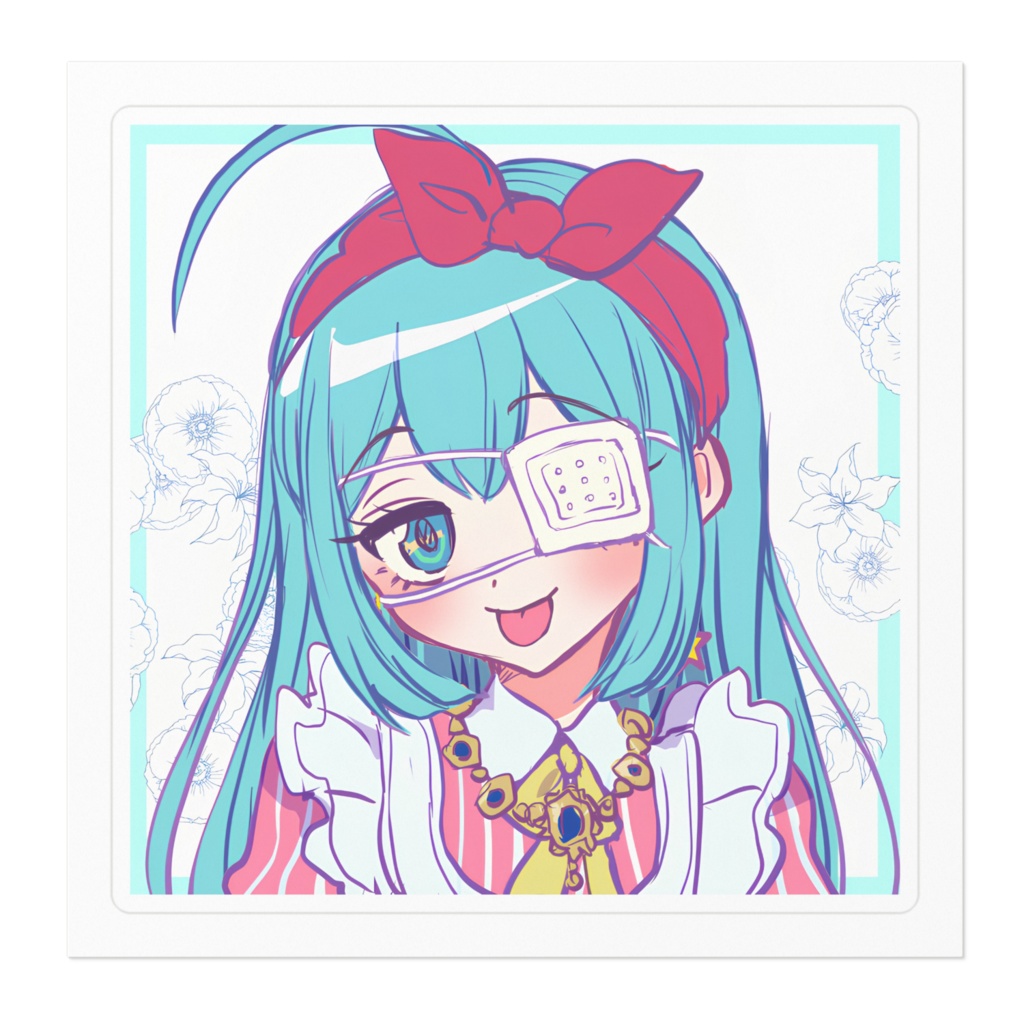 まりンアイコンステッカー A